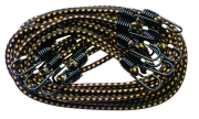 Set de 10 elastice cu cârlig, 10 mm, lungime 1 m